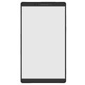 Cell phone, smartphone screen frame front view modern gadget mock up template isolated on white background. Device to