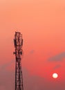 Cell phone tower Royalty Free Stock Photo