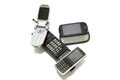 Cell phones evolution Royalty Free Stock Photo