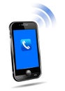 Cell Smart Phone Ringing Mobile 3D Royalty Free Stock Photo