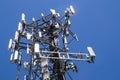 The cell tower. Royalty Free Stock Photo