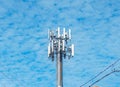 Cell Tower in New Orleans, Louisiana, USA Royalty Free Stock Photo