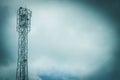 Cell Tower structure to enhance cellular network communications Royalty Free Stock Photo