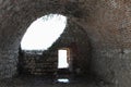 Cellar of Castle Devicky on Palava Royalty Free Stock Photo