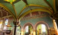 Celling in old church, tourism in Europe