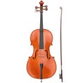 Cello classical, front view Royalty Free Stock Photo