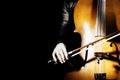 Cello concert close-up Royalty Free Stock Photo