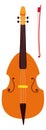 Cello icon. Classic orchestra string music instrument