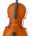 Cello on white background