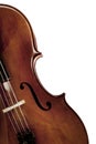 Cello over White Royalty Free Stock Photo