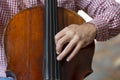 Cello playing cellist hands close up orchestra instruments