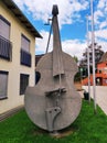 Cello sculpture in giant size