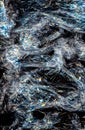 Cellophane abstract background crinkled texture
