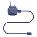 Cellphone charger icon, cartoon style Royalty Free Stock Photo