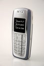 Cellphone IM (text message on cell phone)