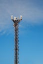 Cellphone telecomunication tower Royalty Free Stock Photo