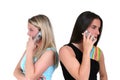 Cellphones and Teens Royalty Free Stock Photo