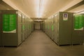 The cells of the luggage storage on the central railway station, Helsinki