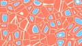 Cellular abstract background. Multicolored cells. Vector illustration.