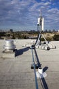 Cellular antenna installed on the roof