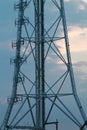 Cellular communications tower Royalty Free Stock Photo