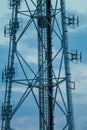 Cellular communications tower Royalty Free Stock Photo