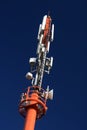 Cellular microwave tower #3 Royalty Free Stock Photo