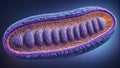 Cellular Powerhouse: Mitochondrion Structure and Function Royalty Free Stock Photo