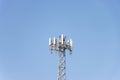Cellular radio phone tower from the ground