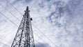Cellular telecom tower Royalty Free Stock Photo