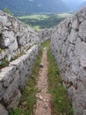 Celo, artillery fortification in Slovenia. Royalty Free Stock Photo