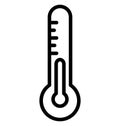 Celsius Vector Icon which can easily modified or edit Royalty Free Stock Photo