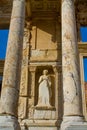 Celsus library in ancient antique city of Efes, Ephesus ruins