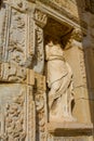 Celsus library in ancient antique city of Efes, Ephesus ruins