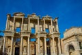 Celsus library in ancient antique city of Efes, Ephesus ruins