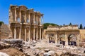 Celsus Library in Ephesus, Turkey Royalty Free Stock Photo