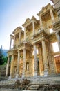 Celsus Library ancient city in Ephesus, Turkey Royalty Free Stock Photo