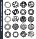 Celtic Circles And Rings For Tattoo Design Royalty Free Stock Photo