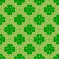 Celtic clover pattern Royalty Free Stock Photo