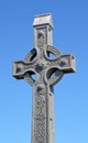 Celtic cross on a blue sky Royalty Free Stock Photo