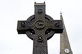 Celtic cross, Carrickfergus, Northern Ireland Royalty Free Stock Photo