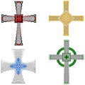 Celtic cross designs Royalty Free Stock Photo