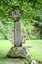 Celtic cross in Glendalough, Ireland