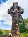 Celtic Cross Grave of Thomas Plunket, 2nd Baron Plunket, at Tourmakeady Royalty Free Stock Photo