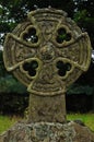 Celtic cross on graveyard Royalty Free Stock Photo