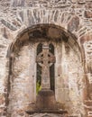 Celtic Cross in Irish Castle Royalty Free Stock Photo