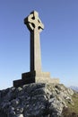 Celtic Cross, Llanddwyn Island- Anglesey Royalty Free Stock Photo