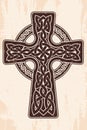 Celtic national cross. Royalty Free Stock Photo