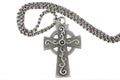 Celtic Cross and Silver Chain Royalty Free Stock Photo