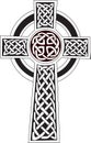 Celtic cross symbol - tattoo or artwork Royalty Free Stock Photo